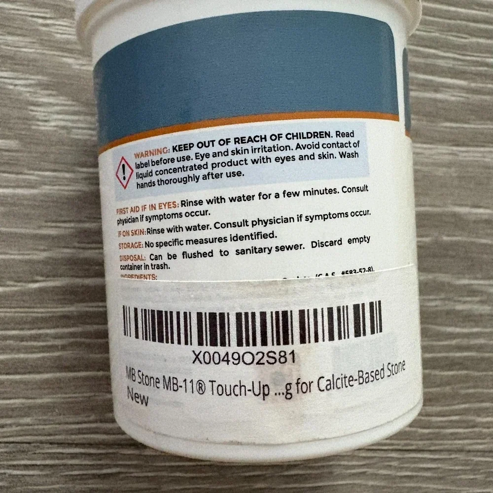 NWB MB Stone Care MB-11 Touch Up Etch Remover Polishing Marble Powder 8 oz